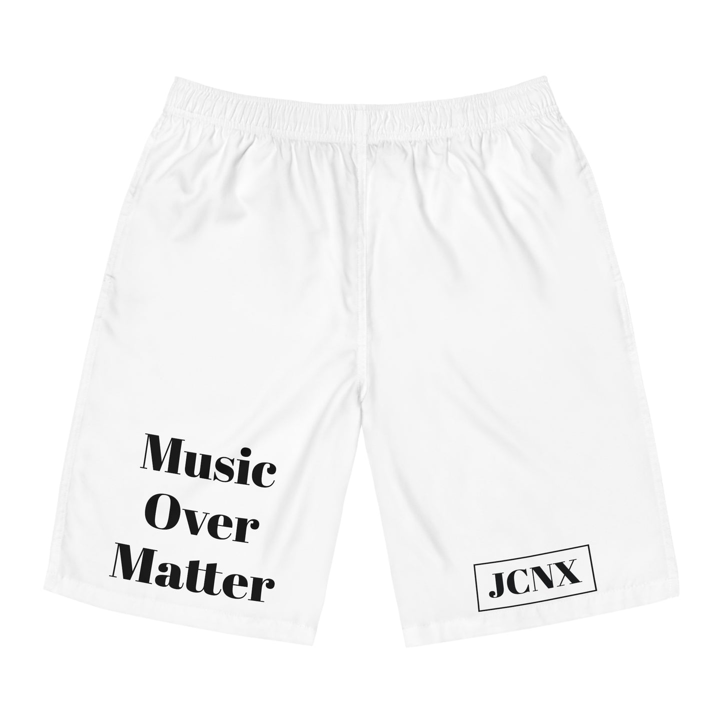 JCNX MUSIC OVER MATTER basketball shorts